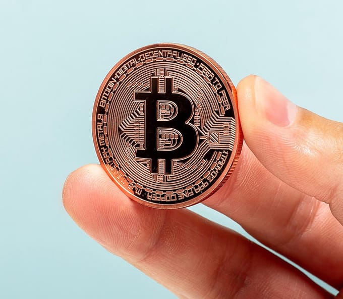 Ditverzinjeniet.nl Bitcoin munt - Bronskleurig