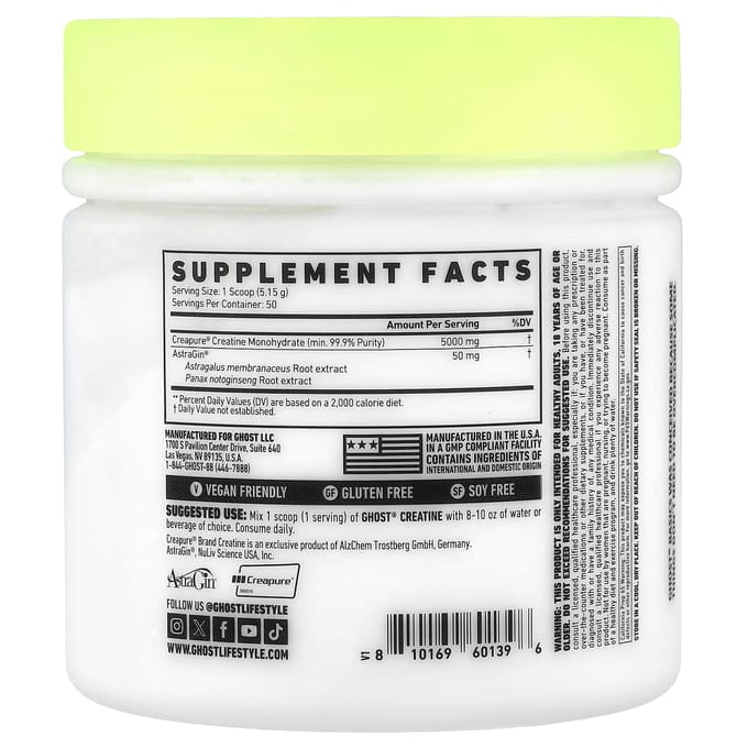 Basis Creatine, 258G(9,1 oz)