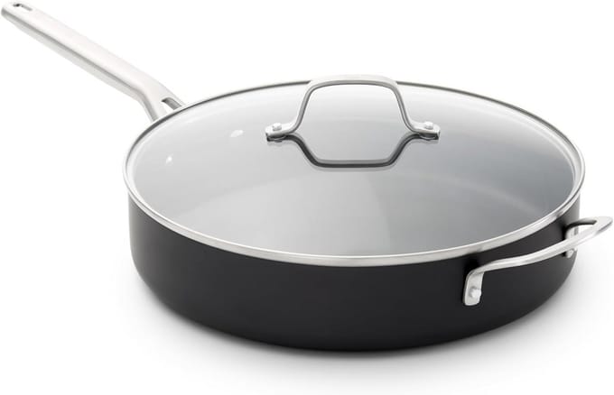 Calphalon® Hard-geanodiseerde Nonstick 5-Qt. Sauteerpan met deksel