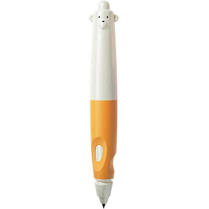 NBX Handschrift Potlood 2mm Stift Automatisch Potlood Correctie Grip Ononderbroken Stift Antislip oranje