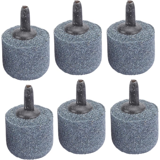 30PCS Grès Noir Aquarium Pompe à Oxygène Aération Pierre à Air Aquarium Pierres à Bulles Accessoire gray