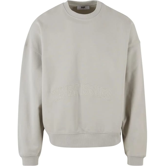 DEF - Trust Issues Pullover/trui - S - Grijs