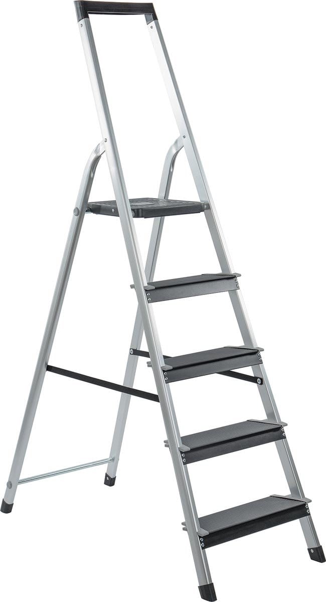 TRAPLADDER ALUMINIUM 5 TREDEN POWER STEP