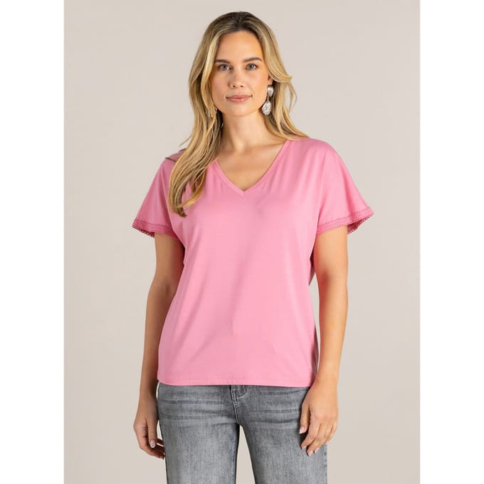 IVY BEAU Gennesis Tops - Pink - maat 36