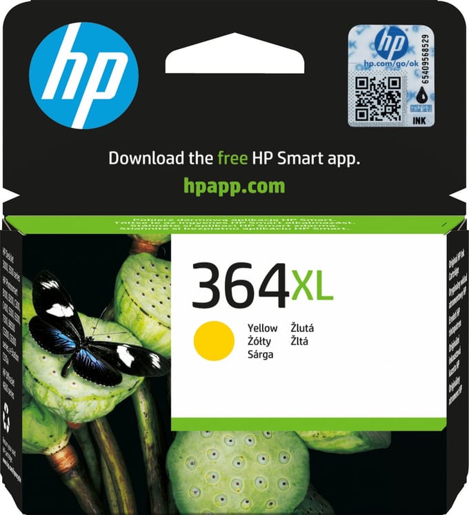 HP - CB325EE - 364XL - Inktcartridge geel