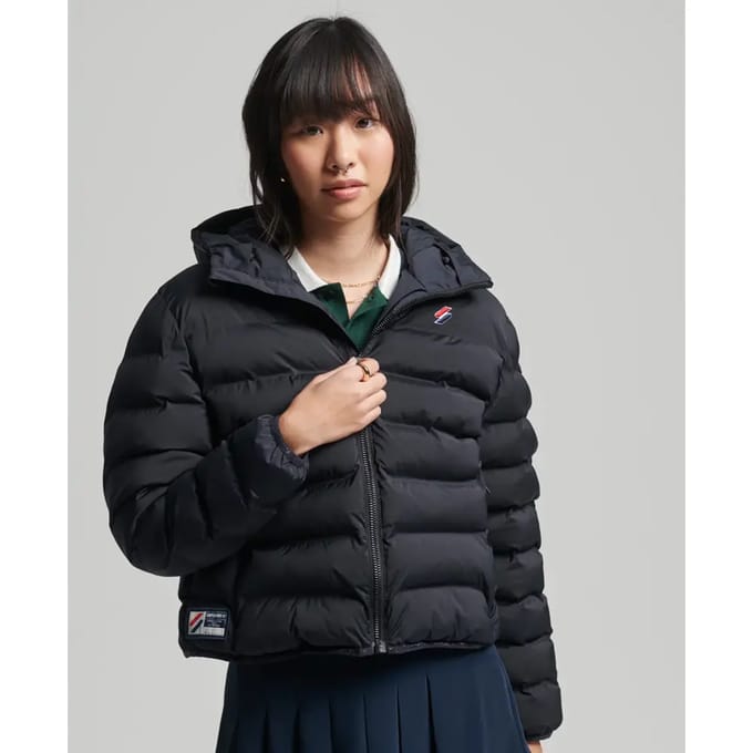 Superdry Code All Seasons Padded Jas Zwart XL Vrouw