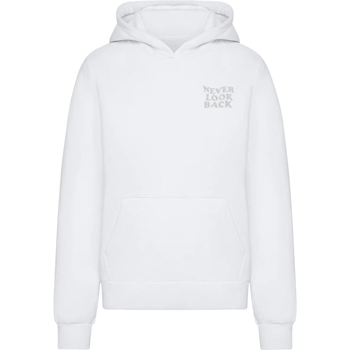 Zachte hoodie voor vrouwen Miss Tee Never Look Back