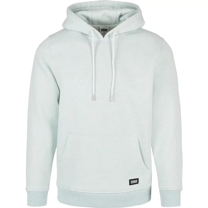 Urban Classics - Basic Melange Hoodie/trui - L - Blauw
