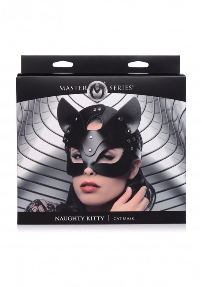 Naughty Kitty Cat Mask - Black