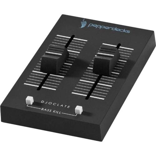 Pepperdecks DJoclate - Mini Audiomixer met 2 kanalen - Mobiel Mengpaneel