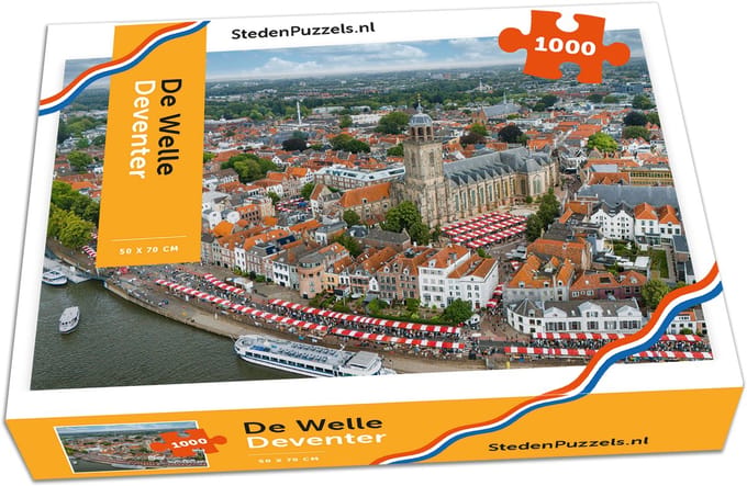 Stedenpuzzels - De Welle Deventer - 1000 stukjes