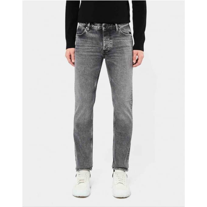 Neuw Lou slim straight organic washed black 34739
