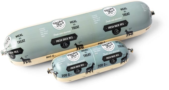 Herbafix - Houdbare Worsten Eend - 92% Vlees - Monoproteïne - 6 x 800G