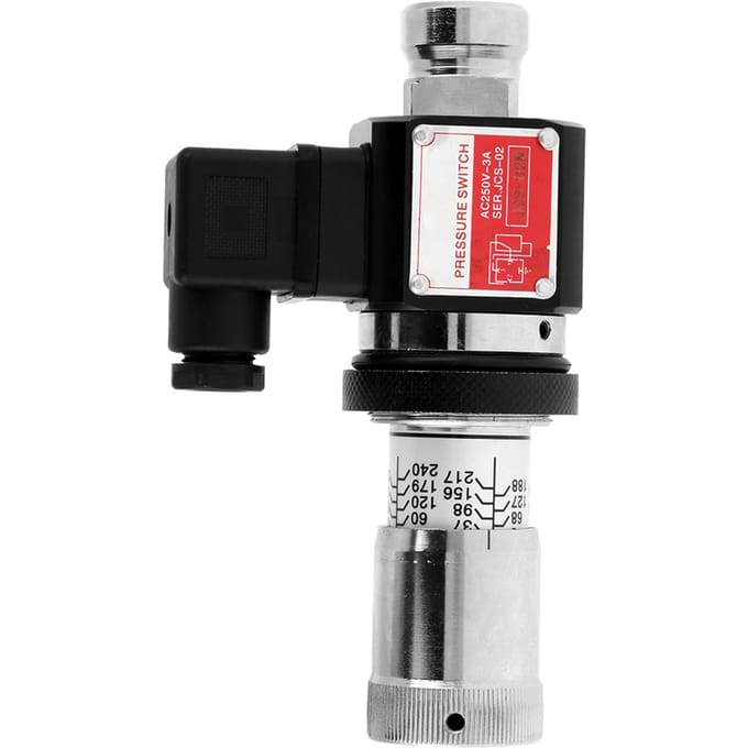 JCS02N Doorstroombuis Hydraulische Druk Relais Schakelaar Klep 30210kgcm2