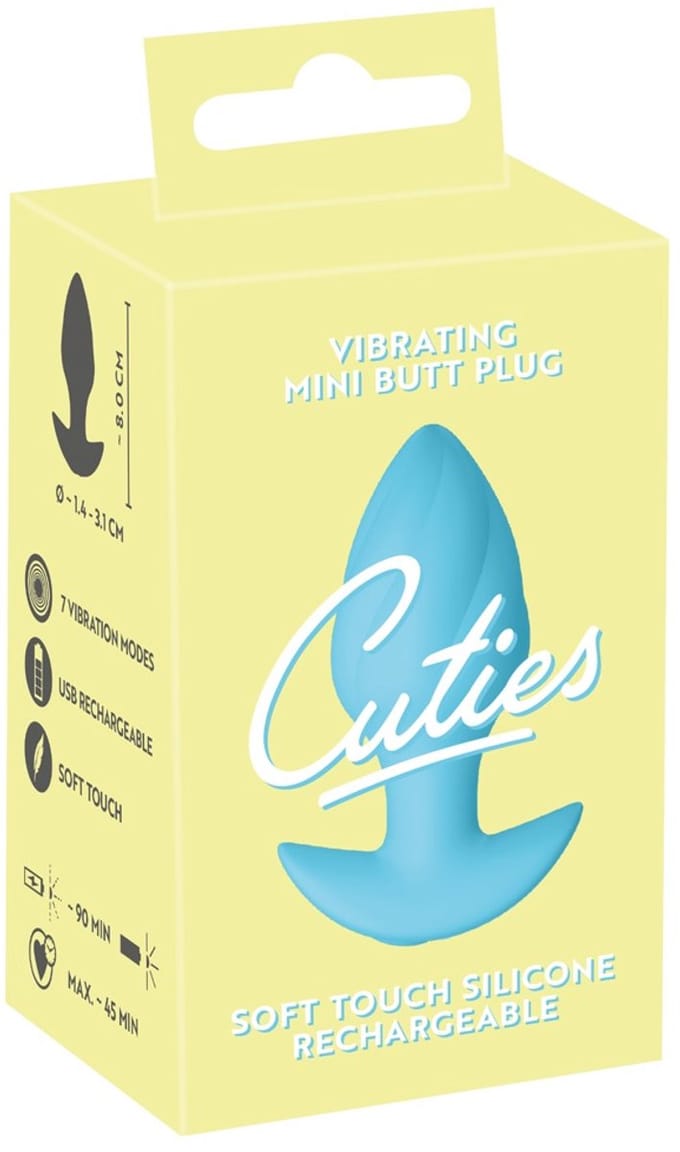 Cuties Vibrating Plug Blauw
