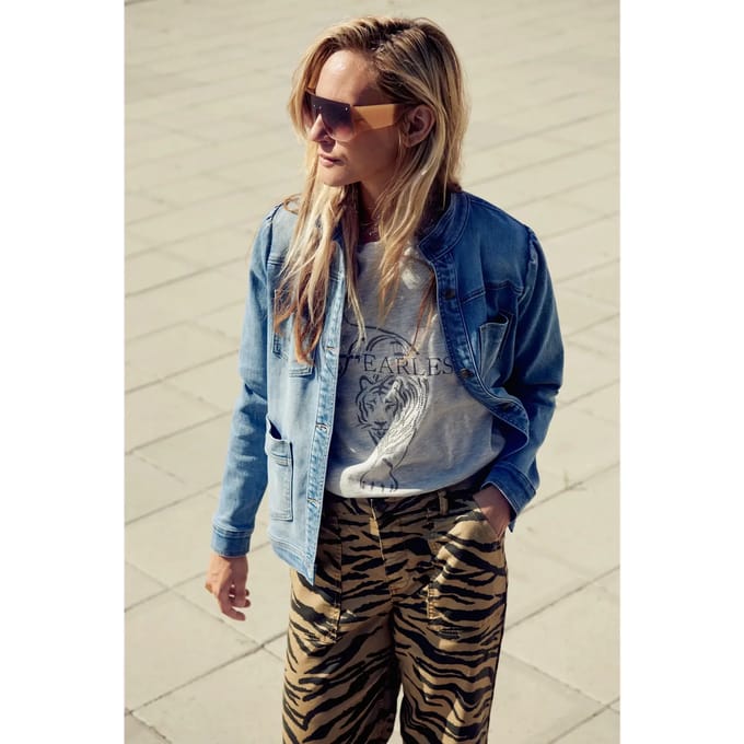 Dames-T-shirt Pulz Jeans Leona