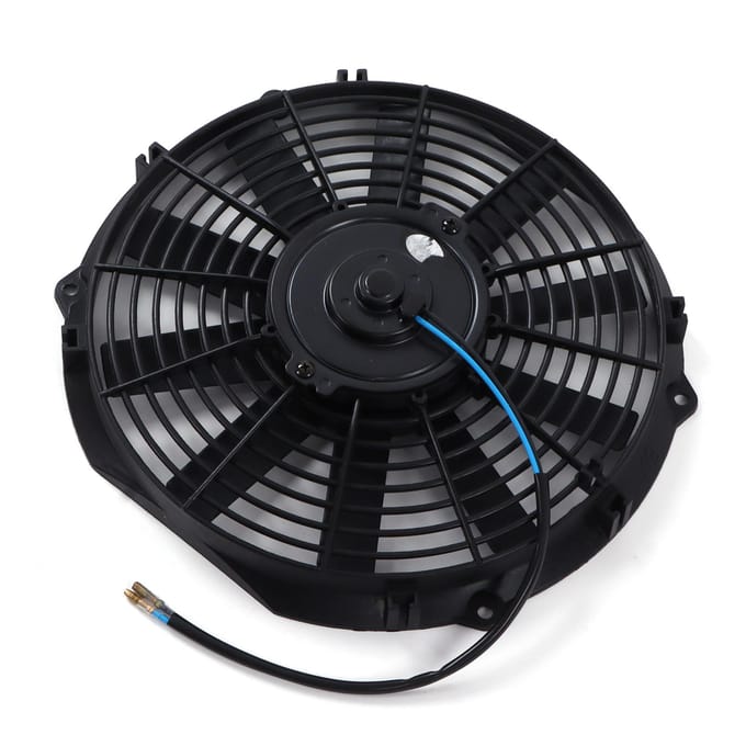 12 inch Elektrische Radiator Koeling Dunne Ventilator Push Pull 2100 RPM 10 Bladen Universeel voor Auto 12V 80W black
