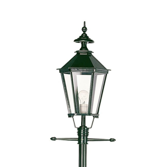 K.S. Verlichting Lantaarnpaal Manchester 1-lamp groen