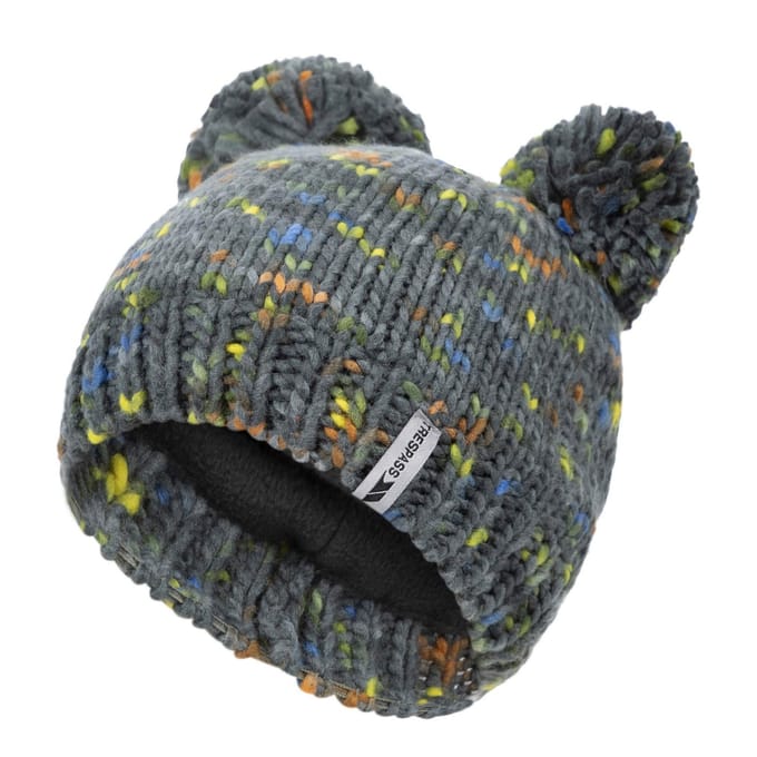 Trespass Kinderen/Kinderen Ted Pom Pom muts (Sparrengroen)