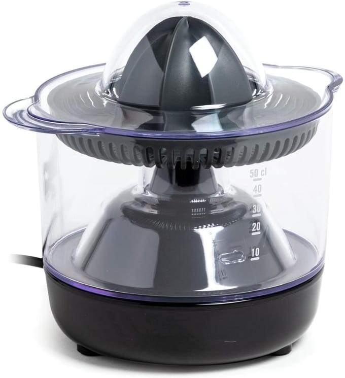 Zyrex® Citruspers electrisch - Citruspers - Sinaasappelpers - Zwart- 18cm x 14cm x 16cm