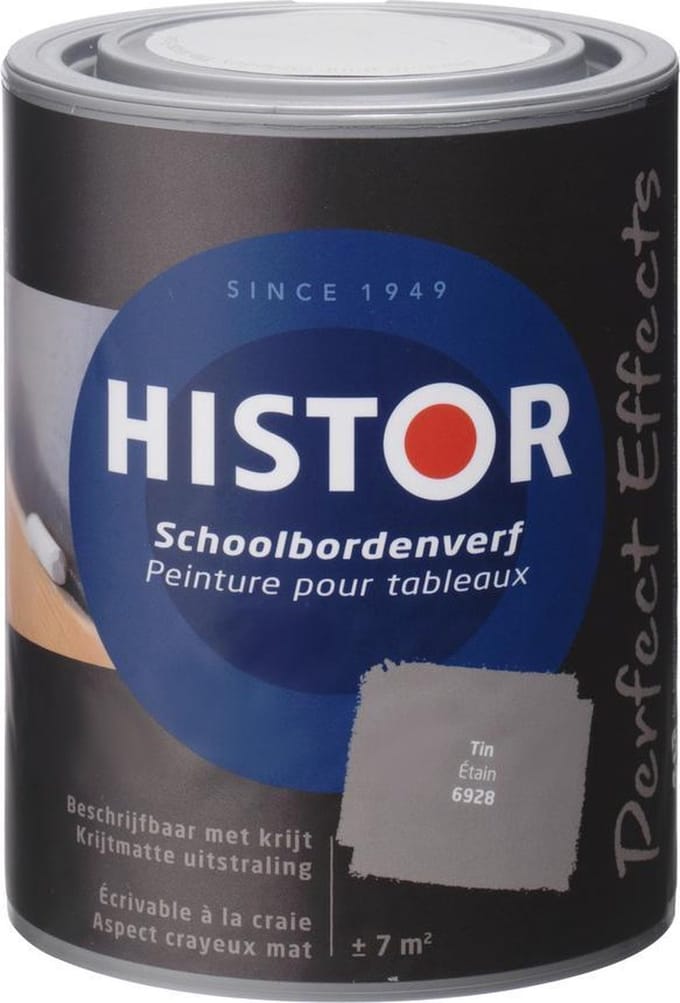 Histor Perfect Effects Schoolbordenverf 1 liter - Tin