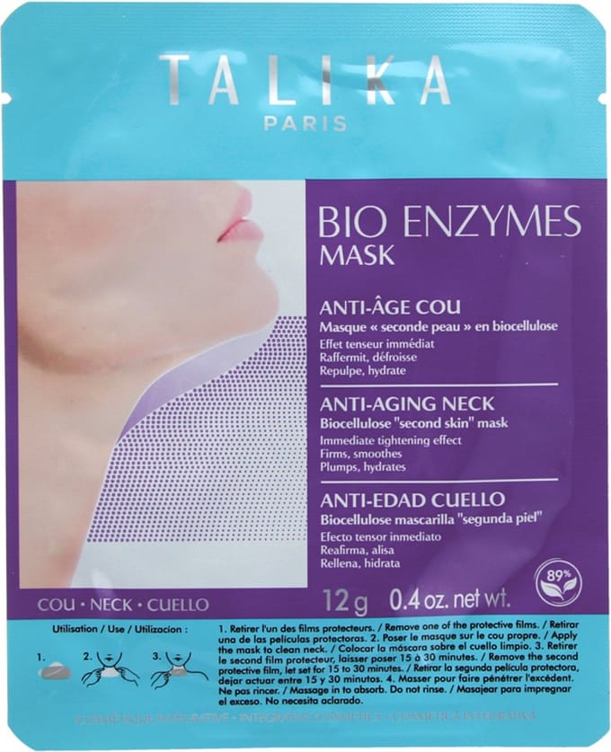 Bio Enzymen Anti-verouderingsmasker voor de Hals 12 gr