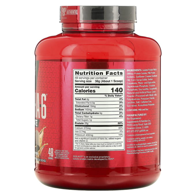 Gentleman-6 Los, Eiwitpoeder Blend, Chocolade Pinda Boter, 4,02 Lb (1,82 kg)