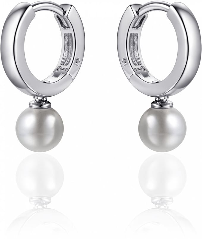 Infinitois Oorsieraden I02E004 - Gerhodineerd sterling zilver