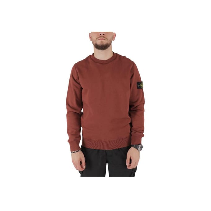 Stone Island Crewneck Sweatshirt Baksteenrood Heren Tops 791563051-V0077 S brown