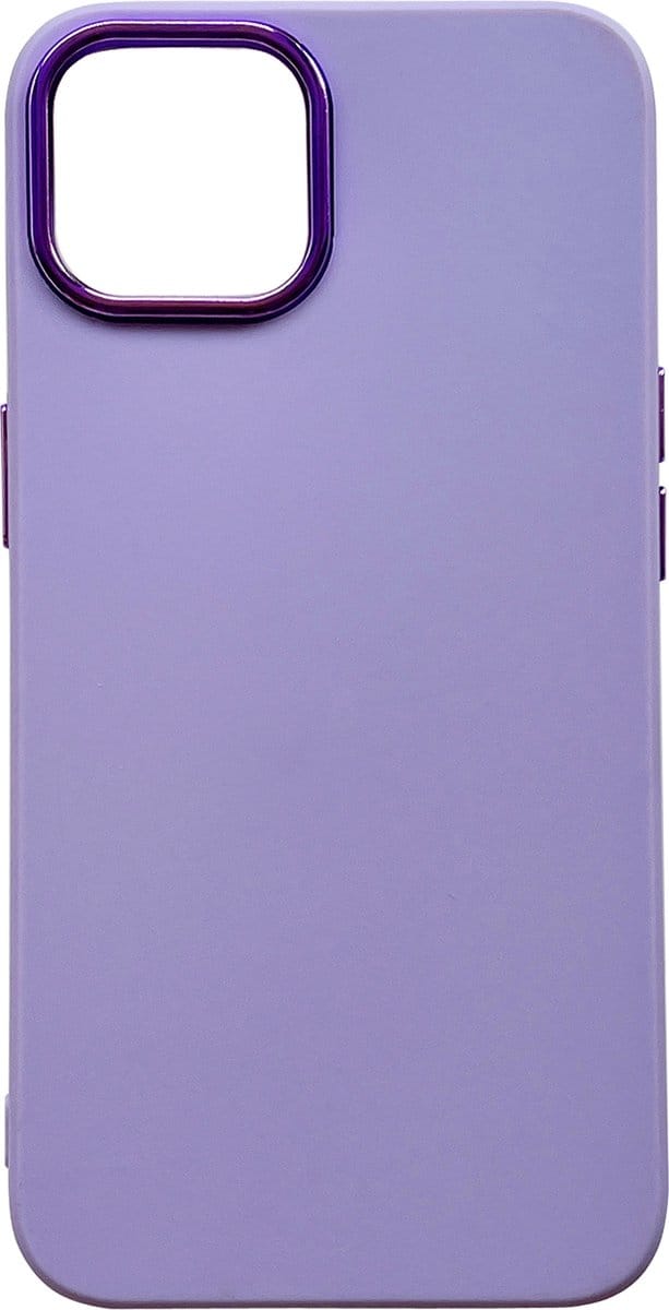 Casemania Hoesje Geschikt voor Apple iPhone 14 Plus - Paars - Shockproof Siliconen Back Cover