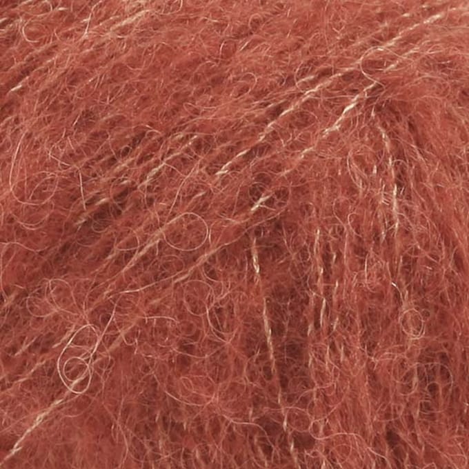 DROPS Brushed Alpaca Silk Uni Colour - 24 roest - Wol Garen