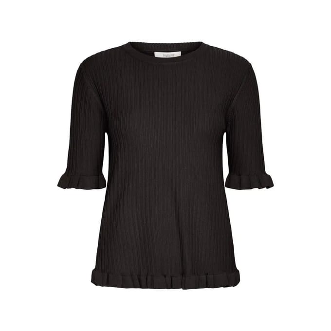 b.young - BYMMORLA RUFFLE TSHIRT - Dames - Truien
