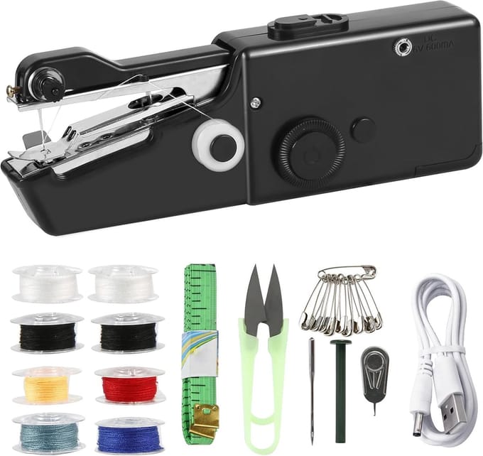 Solacis Handnaaimachine - Mini naaimachine - Hand naaimachine - Must have om te naaien!