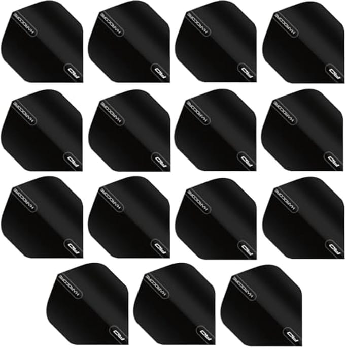 Extra dikke standaard dart flights - Verpakking van 15 stuks