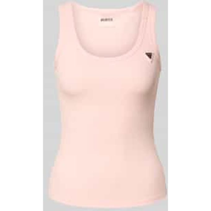 slim fit top van viscosemix model 'Colette'