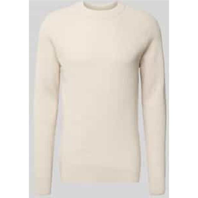 Gebreide pullover met ronde hals, model 'Kristian'