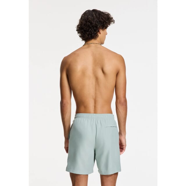 Shiwi Heren zwemshort mike 7" effen lichtgroen