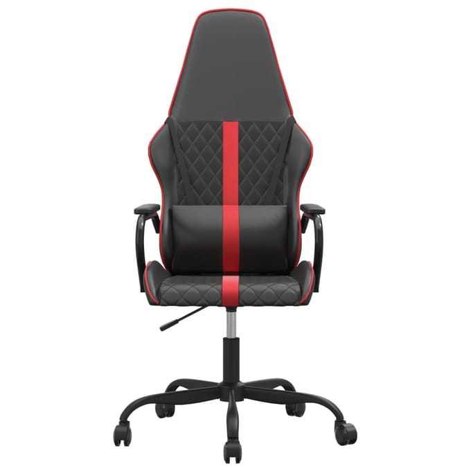 vidaXL - Gamestoel - kunstleer - zwart - en - rood