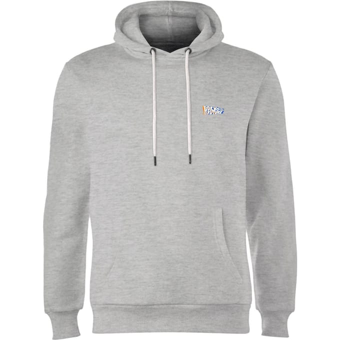 Back To The Future Hoodie - Grey - S