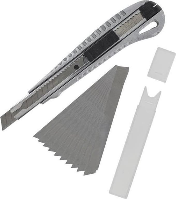 Model Craft Modelbouwdecoratie - PKN1900 9 mm Afbreekmes met Mesjes Gereedschap
