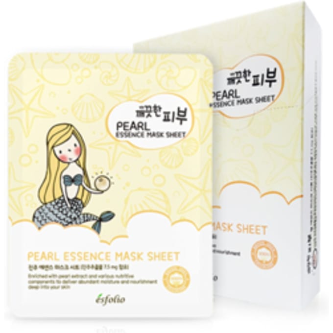 esfolio - Pure Skin Pearl Essence Mask Sheet Set 10pcs 25ml x 10pcs