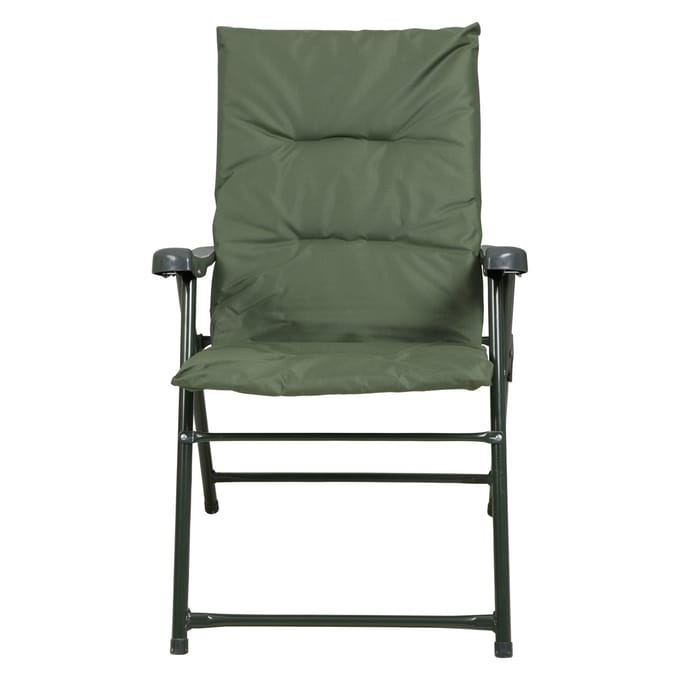 Mountain Warehouse Gewatteerde vouwstoel (Kaki Groen)
