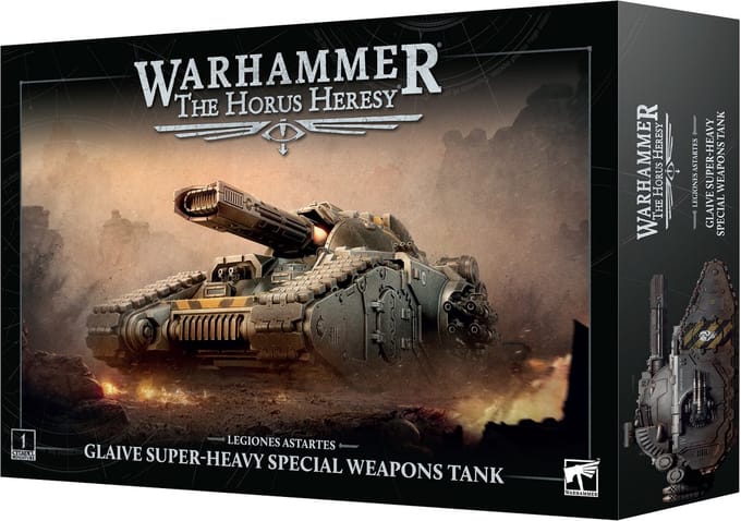 Beeldje Games Workshop Warhammer 30k - Legiones Astartes : Glaive Super-heavy Special Weapons Tank