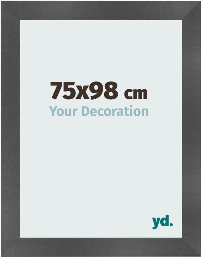 Your Decoration - Fotolijst 75x98 cm - MDF - Zwart Mat - Pisa
