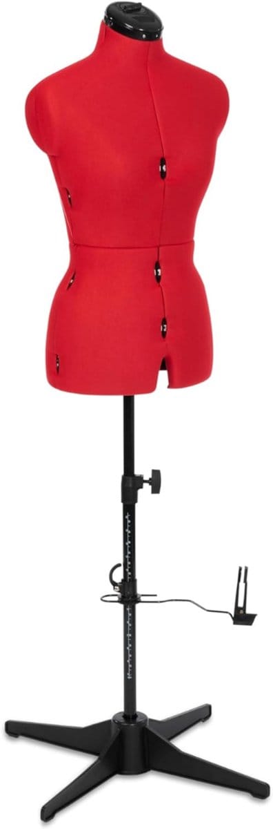 Core® Paspop Dames - Paspop - Etalagepop - Rood - 145cm x 38cm x 38cm; 4.3 kg