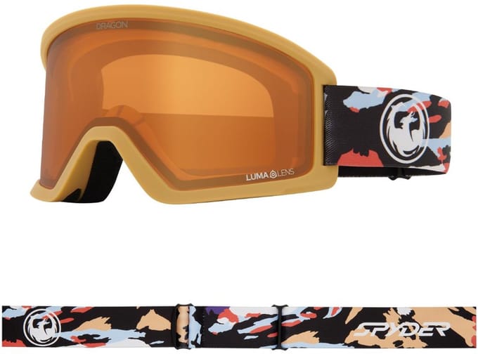 Dragon Alliance DX3 OTG Skibril - SPYDER Paint By Numbers/Amber