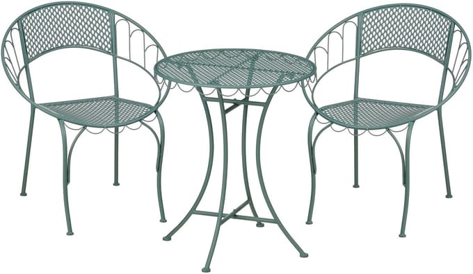 Mica Decorations Marseille Bistroset - Set van 3 - IJzer - Groen