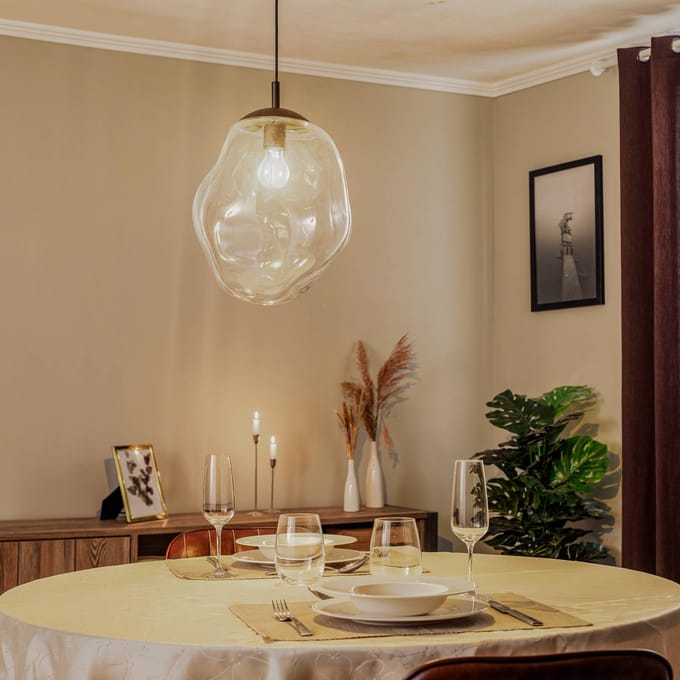 Sol Hanglamp E27 60W Chroom 40cm - Stijlvolle Verlichting