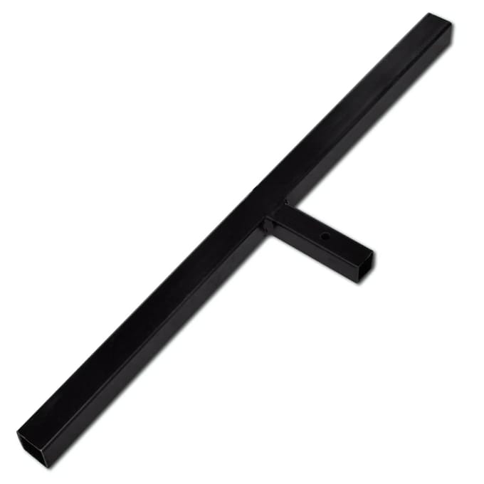 vidaXL - Grondboor - met - handvat - en - schroefkop - (dubbele - schroef) - 100 - mm - (zwart)