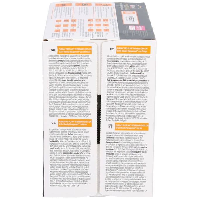 5 % korting! 2 x Purina Pro Plan natvoer voor katten - OM ST/OX - Obesity Management Kip 20 x 85 g